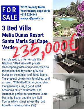 # 41628499 - £205,714 - 3 Bed , Santa Maria, Sal, Cape Verde