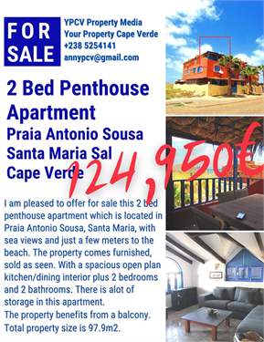 # 41635678 - £109,379 - 1 Bed , Santa Maria, Sal, Cape Verde