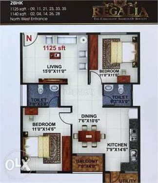 # 32064315 - £50,487 - 2 Bed Apartment, Bangalore, Bangalore Urban, Karnataka, India